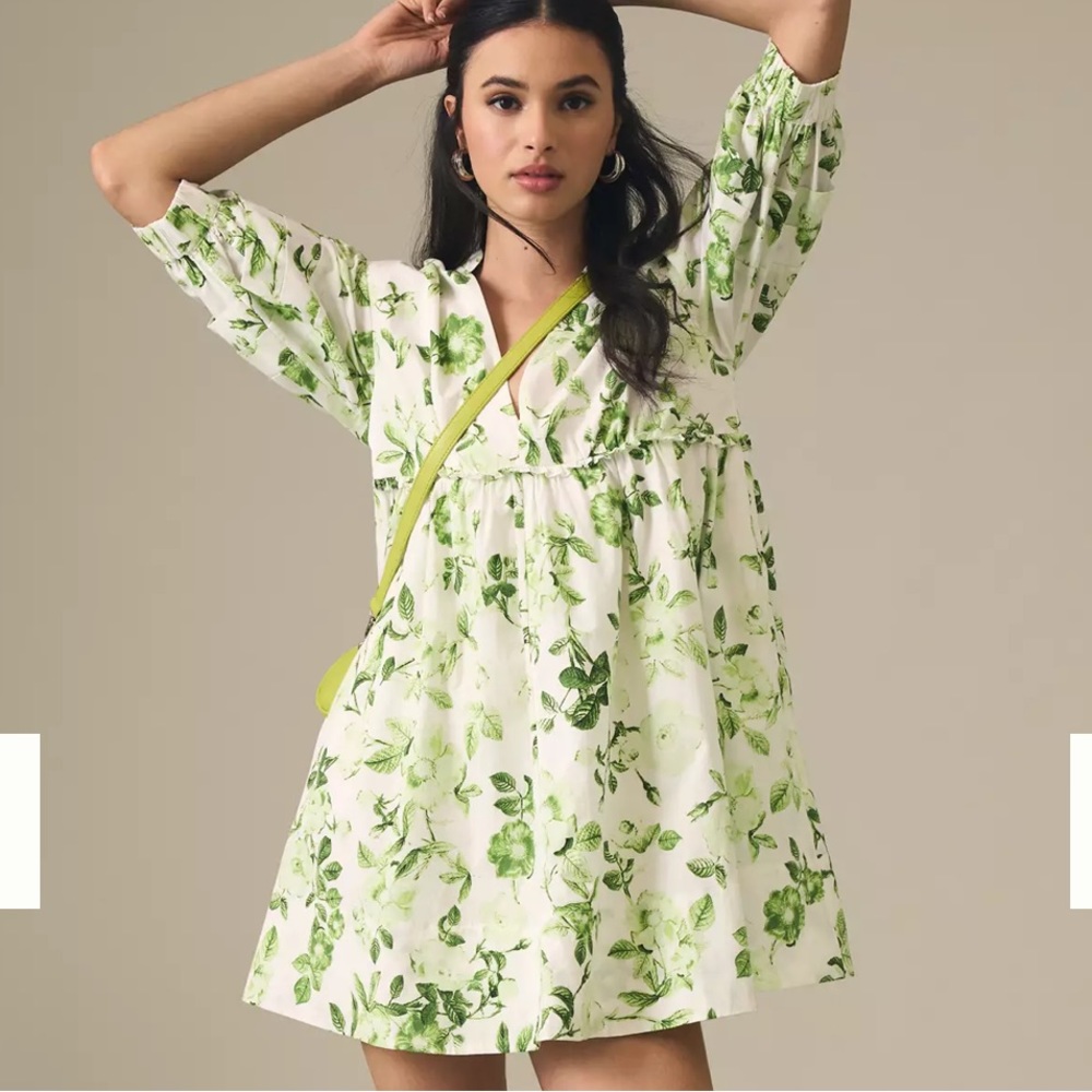 Maeve V-Neck Tunic Dress (S)